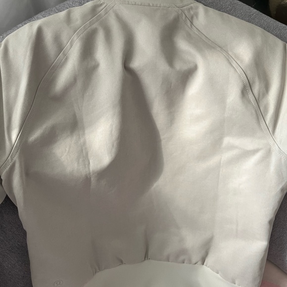 Lululemon cotton non-stop bomber jacket in raw linen - Picture 9 of 10